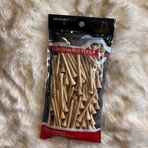 NIB Maxfli 2 3/4” Performance Natural Golf Tees (100 pk)